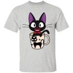 Jiji in the Cat Cup T Shirt for Kid Ghibli Store ghibli.store