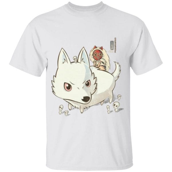 Princess Mononoke and The Wolf Cute Chibi Version Kid T Shirt
