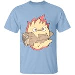 Howl’s Moving Castle – Calcifer Chibi T Shirt for Kid Ghibli Store ghibli.store
