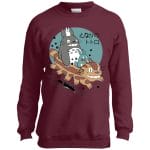 Totoro Riding Catbus Sweatshirt for Kid Ghibli Store ghibli.store
