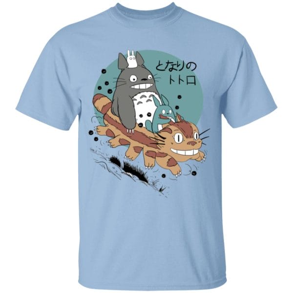 Totoro Riding Catbus T Shirt for Kid Ghibli Store ghibli.store