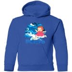 Ghibli Studio Ponyo On The Waves Hoodie for Kid Ghibli Store ghibli.store