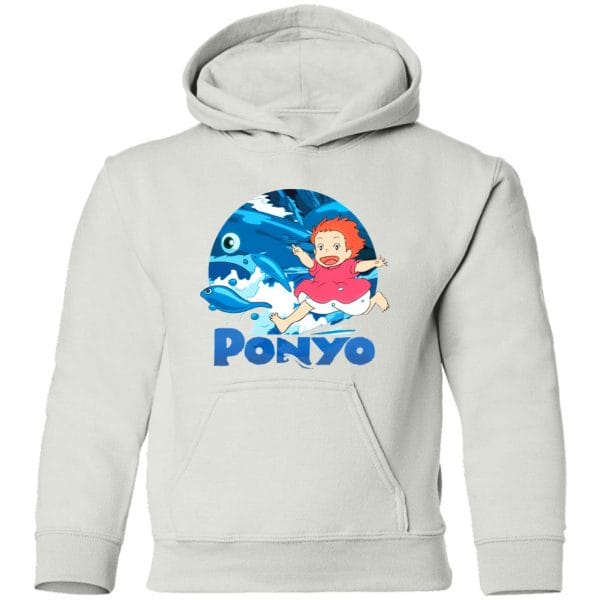 Ghibli Studio Ponyo On The Waves Hoodie for Kid Ghibli Store ghibli.store