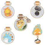 Ghibli Cute Characters Badge Pin Set 5pcs Ghibli Store ghibli.store