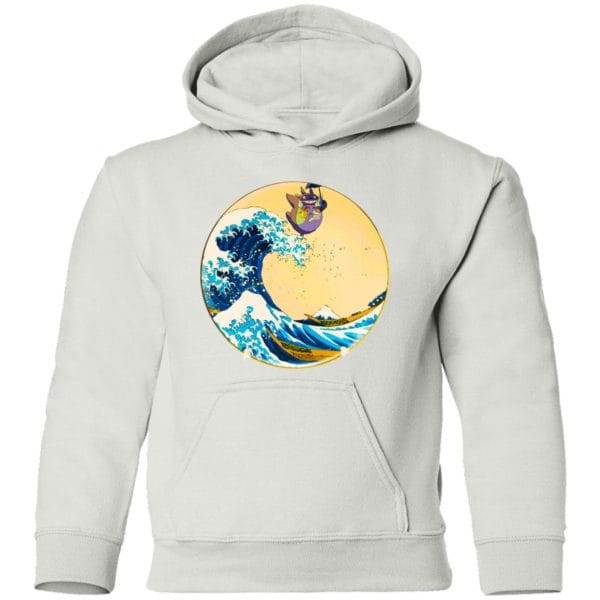 Totoro On The Waves Hoodie for Kid Ghibli Store ghibli.store