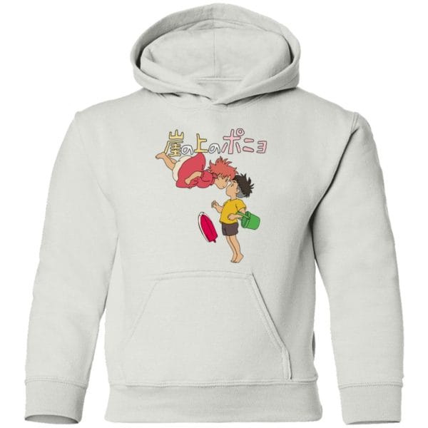 Ponyo on the Cliff by the Sea Hoodie for Kid Ghibli Store ghibli.store