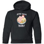 Ponyo Loves Ham Hoodie for Kid Ghibli Store ghibli.store