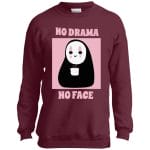 No Drama, No Face Sweatshirt for Kid Ghibli Store ghibli.store