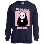 No Drama, No Face Sweatshirt for Kid Ghibli Store ghibli.store