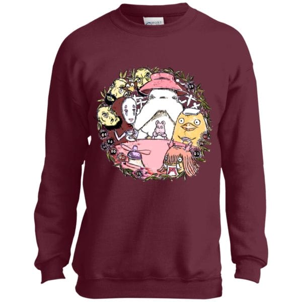 Spirited Away No Face Tea Time Sweatshirt for Kid Ghibli Store ghibli.store