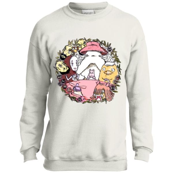 Spirited Away No Face Tea Time Sweatshirt for Kid Ghibli Store ghibli.store