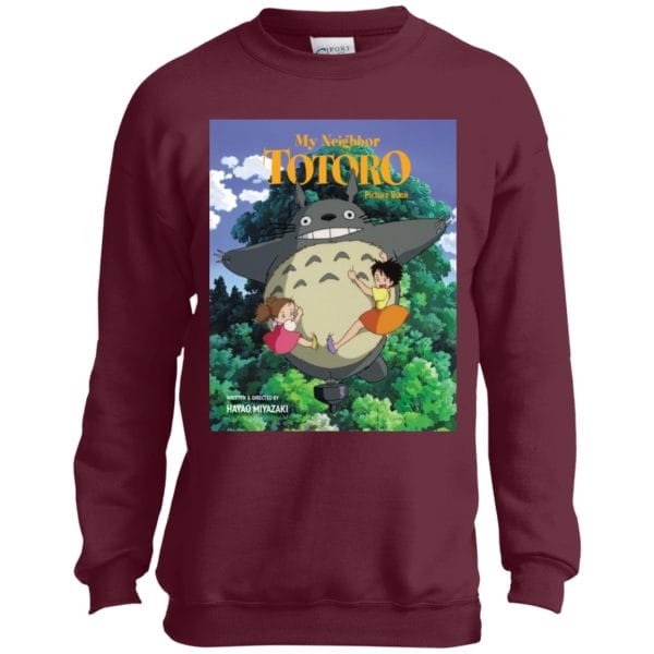My Neighbor Totoro On The Tree Sweatshirt for Kid Ghibli Store ghibli.store