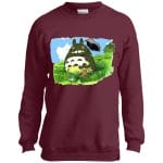 My Neighbor Totoro WaterColor Sweatshirt for Kid Ghibli Store ghibli.store