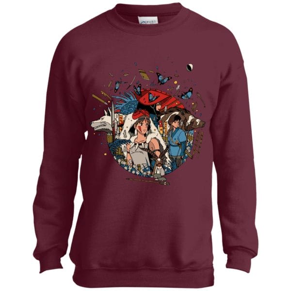 Princess Mononoke Kokyo Sweatshirt for Kid Ghibli Store ghibli.store