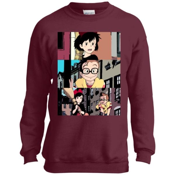 Kiki’s Delivery Service Tower Collage Sweatshirt for Kid Ghibli Store ghibli.store