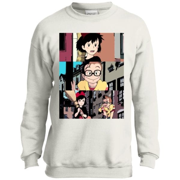 Kiki’s Delivery Service Tower Collage Sweatshirt for Kid Ghibli Store ghibli.store