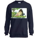 My Neighbor Totoro Picnic Fanart Sweatshirt for Kid Ghibli Store ghibli.store