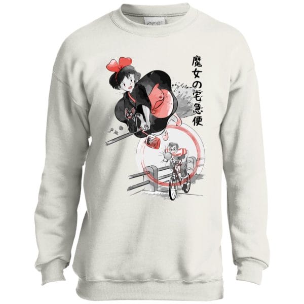Kiki’s Delivery Service – Jiji & Pancake Sweatshirt for Kid Ghibli Store ghibli.store