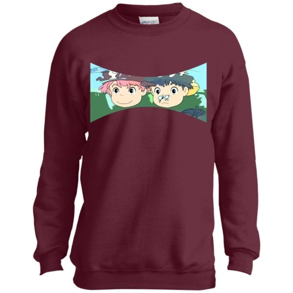 Ponyo and Sosuke Sweatshirt for Kid Ghibli Store ghibli.store