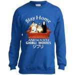 Stay Home and Watch Ghibli Movie Sweatshirt for Kid Ghibli Store ghibli.store