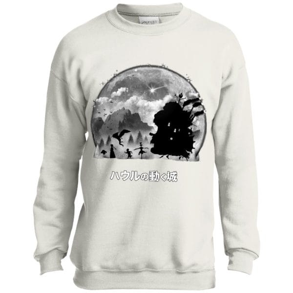 Howl’s Moving Castle – Walking in the Night Sweatshirt for Kid Ghibli Store ghibli.store