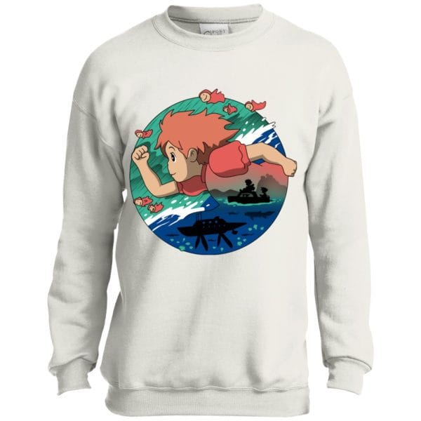 Ponyo’s Journey Sweatshirt for Kid Ghibli Store ghibli.store