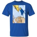 The Heron and Hayao Miyazaki T Shirt Ghibli Store ghibli.store