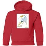 The Boy and The Heron – The Heron Sketch Hoodie for Kid Ghibli Store ghibli.store