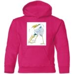 The Boy and The Heron – The Heron Sketch Hoodie for Kid Ghibli Store ghibli.store