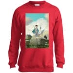 The Boy, The Heron and Grand Uncle Sweatshirt for Kid Ghibli Store ghibli.store