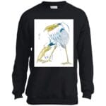 The Boy and The Heron – The Heron Sketch Sweatshirt for Kid Ghibli Store ghibli.store