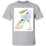 The Boy and The Heron – The Heron Sketch T Shirt for Kid Ghibli Store ghibli.store