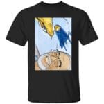 The Heron and Hayao Miyazaki T Shirt for Kid Ghibli Store ghibli.store