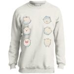 The Boy and The Heron – Warawara Chibi Fanart Sweatshirt for Kid Ghibli Store ghibli.store