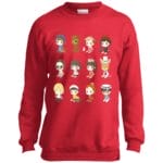 Ghibli Characters Cute Collection 2 Sweatshirt for Kid Ghibli Store ghibli.store