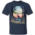 Princess Mononoke – Shishigami Day Time Landscape T Shirt for Kid Ghibli Store ghibli.store