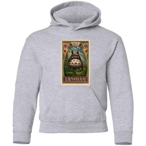 My Neighbor Totoro Safety Matches 1988 Hoodie for Kid Ghibli Store ghibli.store