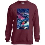 Ponyo 2008 Illustration Sweatshirt for Kid Ghibli Store ghibli.store