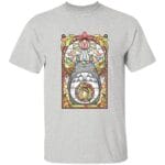 Totoro Stained Glass Art T Shirt for Kid Ghibli Store ghibli.store