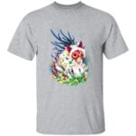 Princess Mononoke Colorful Portrait T Shirt for Kid Ghibli Store ghibli.store