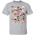Ghibli Movie Characters Cute Chibi Collection T Shirt for Kid Ghibli Store ghibli.store