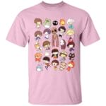Ghibli Movie Characters Cute Chibi Collection T Shirt for Kid Ghibli Store ghibli.store
