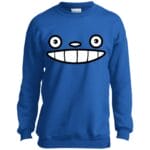 My Neighbor Totoro Face Sweatshirt for Kid Ghibli Store ghibli.store