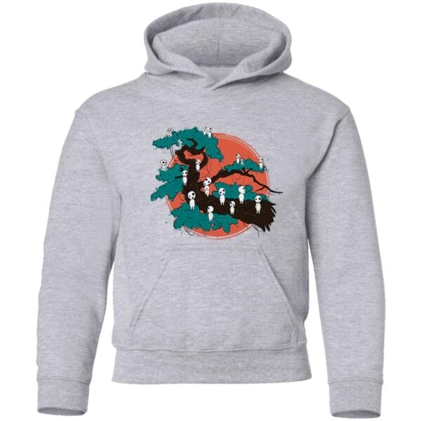 Tree Spirits by the Red Moon Sweatshirt for Kid Ghibli Store ghibli.store