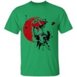 Princess Mononoke and the Red Moon T Shirt for Kid Ghibli Store ghibli.store