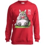 Totoro and Watermelon Sweatshirt for Kid Ghibli Store ghibli.store