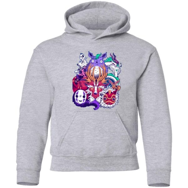 Ghibli Characters creepy style Sweatshirt for Kid Ghibli Store ghibli.store