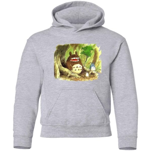 Totoro in Jungle Water Color Sweatshirt for Kid Ghibli Store ghibli.store
