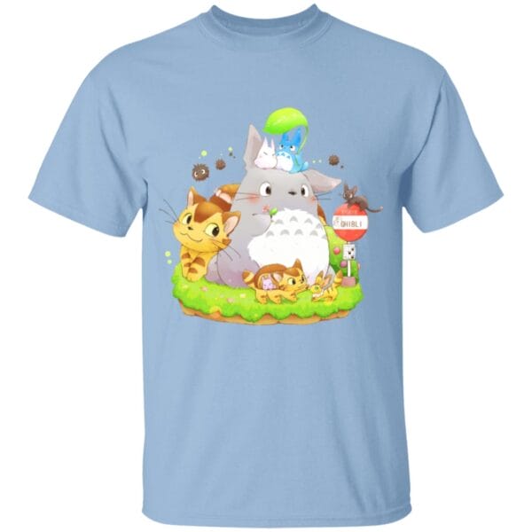 Totoro Family and The Cat Bus T Shirt for Kid Ghibli Store ghibli.store