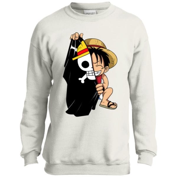Monkey D. Luffy and One Piece Flag Kid Sweatshirt Ghibli Store ghibli.store